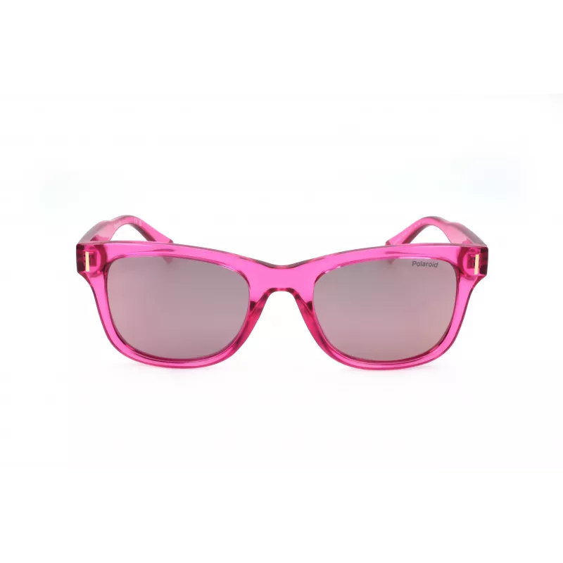 Polaroid PLD6206SMU1 Occhiali da sole unisex - montatura nera, lenti grigie polarizzate, 51 mm