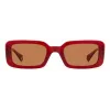 Occhiali da sole POLAROID PLD6208SXC9AF donna polarizzati - montatura nera lenti grigie 52mm