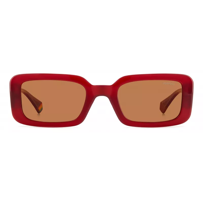 Occhiali da sole POLAROID PLD6208SXC9AF donna polarizzati - montatura nera lenti grigie 52mm