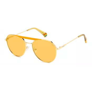 Occhiali da sole polarizzati rettangolari unisex POLAROID PLD6211SXLPE 57/17/145 mm