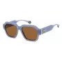 Polaroid PLD6212SXMVU Occhiali da sole unisex squadrati - Montatura nera, lenti polarizzate grigie - 54/17/140 mm