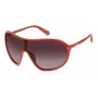 POLAROID PLD6216SL7Q Occhiali da sole unisex - Montatura nera, lenti polarizzate grigie, forma a scudo