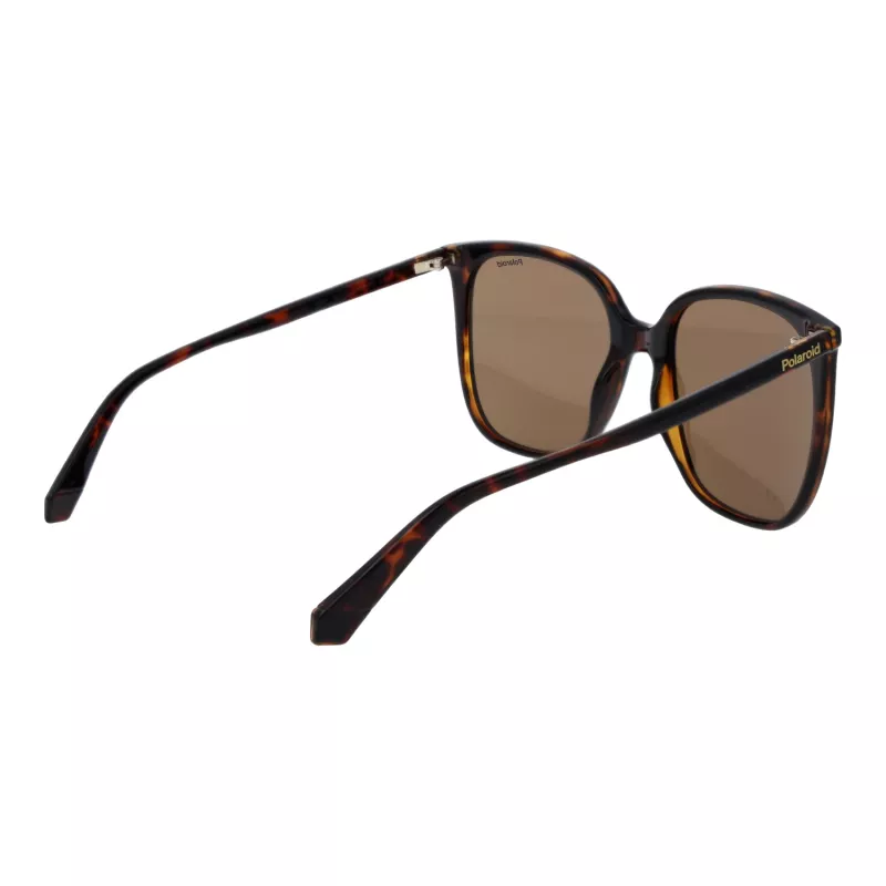 Polaroid PLD6218S56086 Occhiali da sole donna aviator Havana marrone polarizzati 56mm