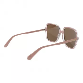 Polaroid PLD6219/S occhiali da sole rettangolari donna, havana/marrone, 56 mm