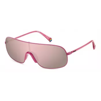 Occhiali da sole unisex POLAROID PLD6222SMU1 - montatura quadrata polarizzata nero/grigio
