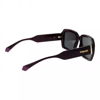 POLAROID PLD6223SX54B3 Occhiali da sole rettangolari unisex - Havana Marrone - 54/19/140 mm