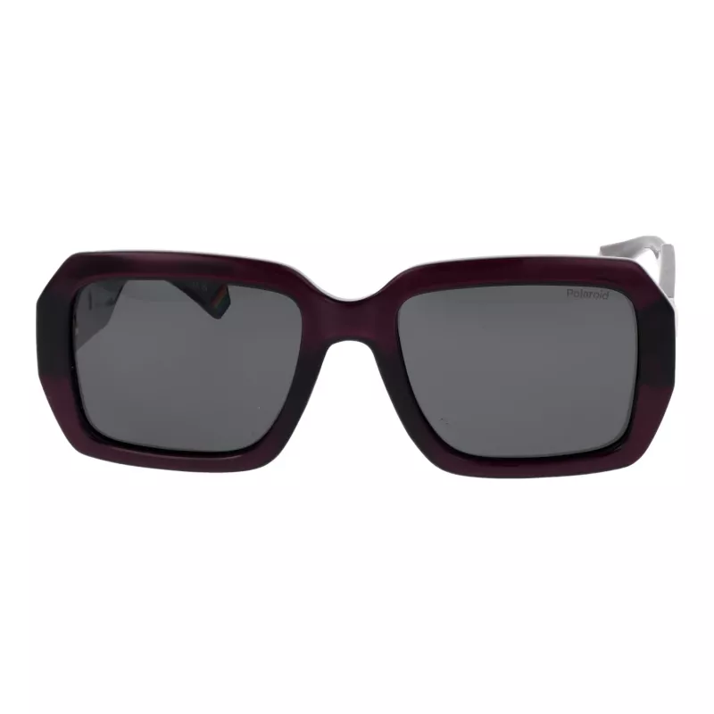 POLAROID PLD6223SX54B3 Occhiali da sole rettangolari unisex - Havana Marrone - 54/19/140 mm