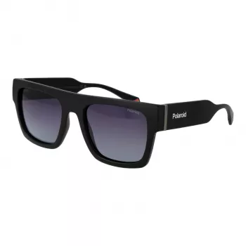 Occhiali da sole unisex POLAROID PLD6224SX5400 montatura quadrata Havana lente grigia polarizzata 54/20/140 mm