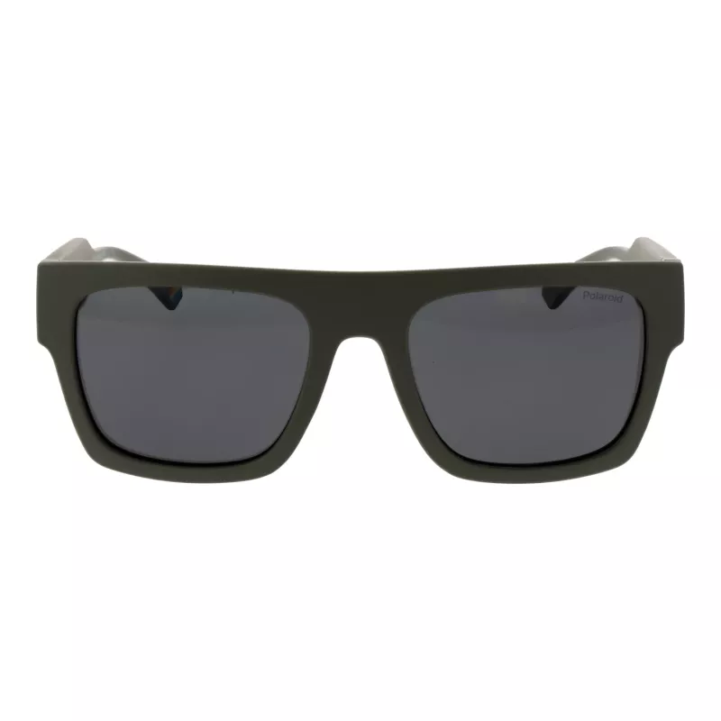 POLAROID PLD6224SX543Y Occhiali da sole unisex rettangolari havana verde 54mm