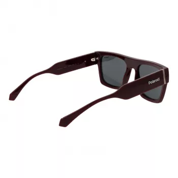 Polaroid PLD6224SX54LH Occhiali da sole unisex - montatura nera, lenti grigie, 54 mm
