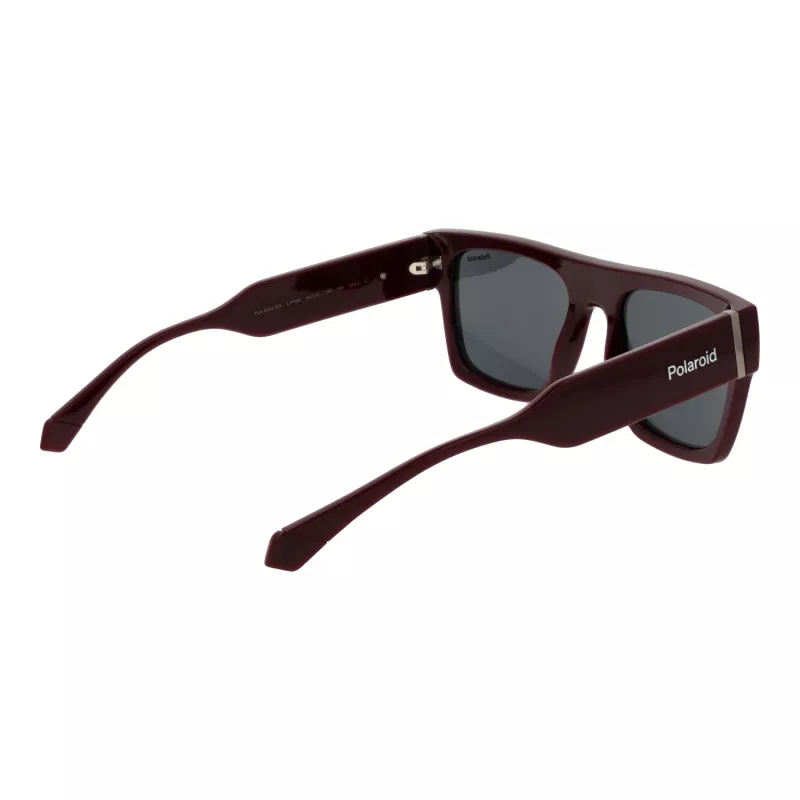 Polaroid PLD6224SX54LH Occhiali da sole unisex - montatura nera, lenti grigie, 54 mm