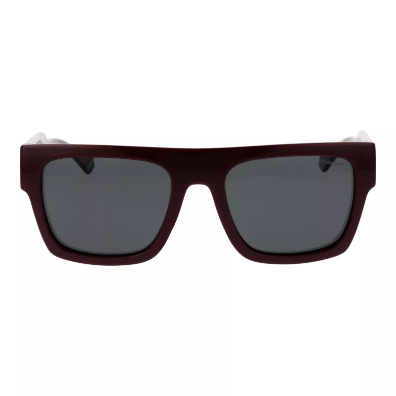 Polaroid PLD6224SX54LH Occhiali da sole unisex - montatura nera, lenti grigie, 54 mm