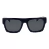 Polaroid PLD6224SX54PJ Occhiali da sole unisex - montatura nera, lenti grigie polarizzate, 54 mm