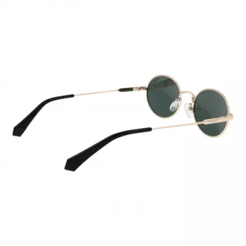 POLAROID PLD6228SX532M Occhiali da sole rettangolari unisex - Montatura marrone Havana, lenti marroni polarizzate, 53 mm