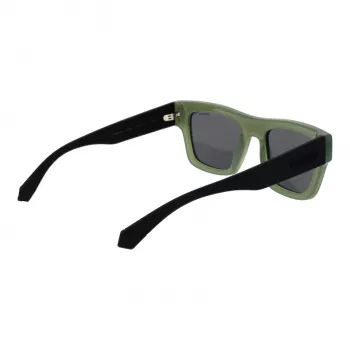 Polaroid PLD6238SX511E Occhiali da sole uomo rettangolari nero opaco con lenti grigie polarizzanti TAC UV400