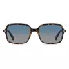 POLAROID PLD6247S086 Occhiali da sole rettangolari uomo Havana con lenti verdi polarizzate
