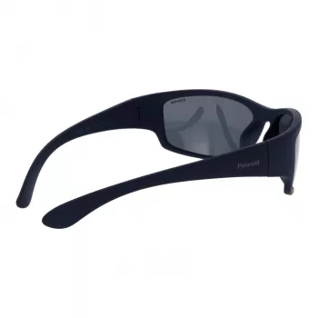 Polaroid PLD7005S63863 Occhiali da sole unisex rettangolari - nero/grigio - polarizzati UV400