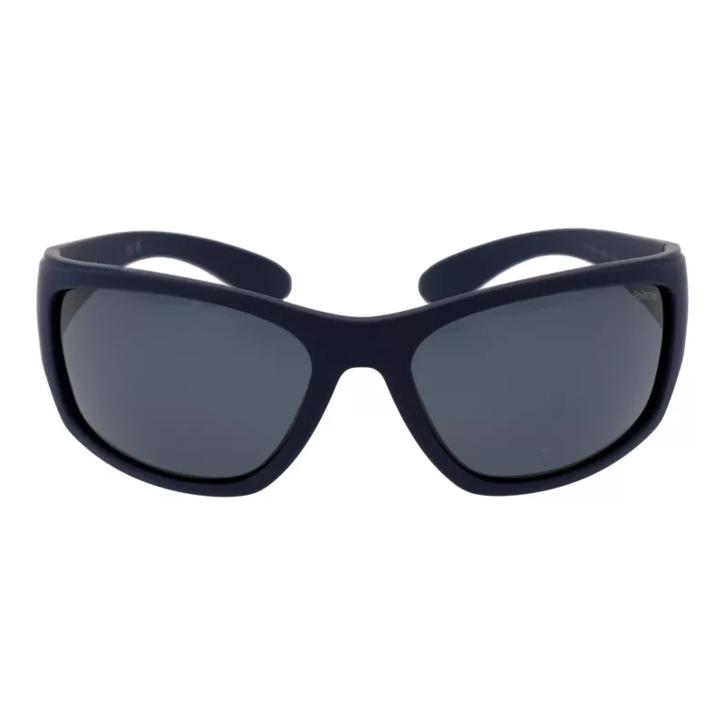 Polaroid PLD7005S63863 Occhiali da sole unisex rettangolari - nero/grigio - polarizzati UV400