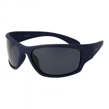 Polaroid PLD7005S63863 Occhiali da sole unisex rettangolari - nero/grigio - polarizzati UV400