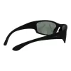 Polaroid PLD7005S63YYV Occhiali da sole rettangolari unisex - montatura nera lenti grigie 63 mm