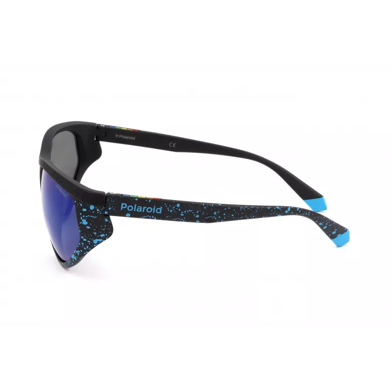 Occhiali da sole unisex rettangolari POLAROID PLD7032-S-S6F havana marrone polarizzati