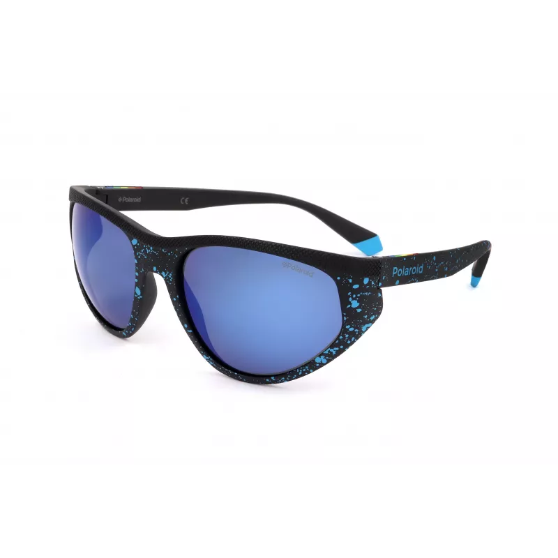 Occhiali da sole unisex rettangolari POLAROID PLD7032-S-S6F havana marrone polarizzati