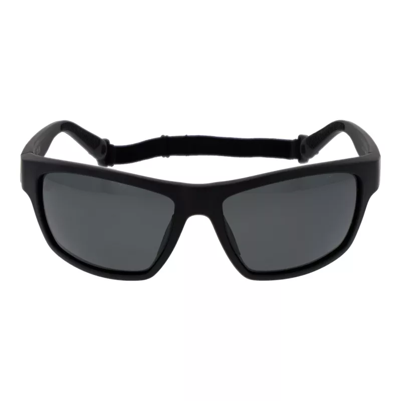 Occhiali da sole POLAROID PLD7037S60807 unisex pilot - lenti grigie - montatura nera