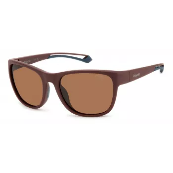 Polaroid PLD7051S7BL Occhiali da sole unisex - montatura nera, lenti polarizzate grigie, 57 mm