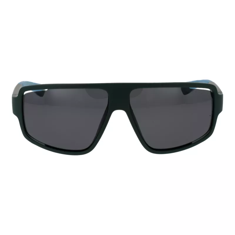 Polaroid PLD7054S61DLD Occhiali da sole uomo rettangolari - Montatura nera lenti grigie