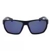 Polaroid PLD7057S60FLL Occhiali da sole rettangolari polarizzati uomo - montatura nera lenti grigie