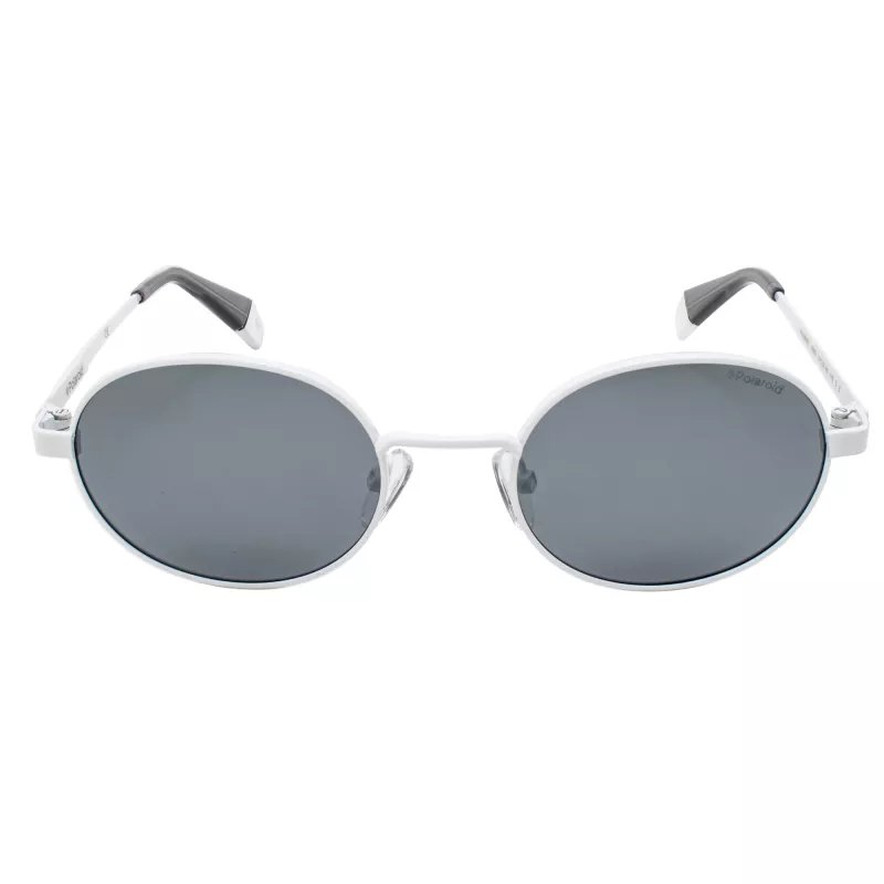 POLAROID Unisex PLD6066SVK6EX Occhiali da sole - montatura nera, lenti grigie polarizzate, 51 mm