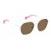 POLAROID Unisex PLD6172S10ASP Occhiali da sole - Montatura nera, lenti grigie, 57 mm
