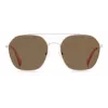 POLAROID Unisex PLD6172S10ASP Occhiali da sole - Montatura nera, lenti grigie, 57 mm