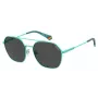 Occhiali da sole unisex POLAROID PLD6172S5CB pilot - montatura nera, lenti grigie polarizzate, 57 mm