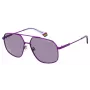 POLAROID Unisex PLD6173SB3V Occhiali da sole rettangolari - montatura nera, lenti grigie