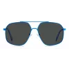 POLAROID occhiali da sole unisex PLD6173SMVUM9 - montatura nera, lenti grigie polarizzate, 58 mm