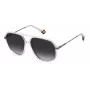 POLAROID Unisex PLD6182S900WJ Occhiali da sole rettangolari polarizzati - Montatura nera lenti grigie 59mm