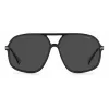 POLAROID Occhiali da sole unisex PLD6182SKB7M9 rettangolari nero/grigio 59 mm