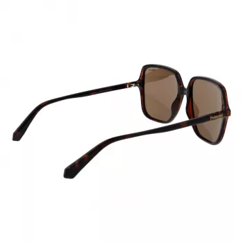 POLAROID Occhiali da sole donna PLD6219S56086 - montatura nera, lenti polarizzate grigie, 56 mm