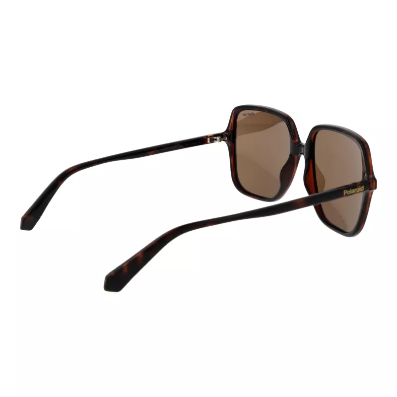 POLAROID Occhiali da sole donna PLD6219S56086 - montatura nera, lenti polarizzate grigie, 56 mm