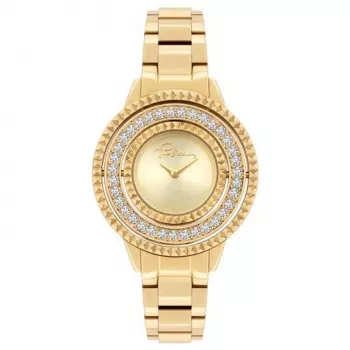 POLICE Orologio da uomo al quarzo PL16037BSG22M 34mm cinturino in maglia d'acciaio inox