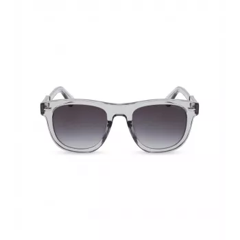 POLICE Occhiali da sole uomo rettangolari SPLL87M5203GU montatura in acetato Havana lenti in policarbonato verdi 52mm