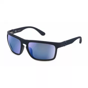 POLICE uomo occhiali da sole SPLF63M6306QS havana marrone 63mm