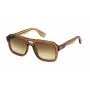 Police Occhiali da sole da uomo SPLN65V - montatura squadrata nero opaco, lenti grigie, 55 mm