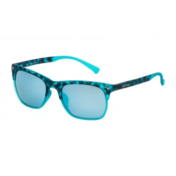 POLICE Occhiali da sole uomo SK0445149LB - Montatura in acetato, lenti in policarbonato grigie, larghezza lente 51 mm