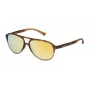 POLICE occhiali da sole uomo SK0475449EG - montatura nera, lenti grigie, 54 mm