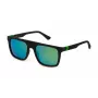 POLICE occhiali da sole uomo SPLF61-55U28V montatura rettangolare nera lenti grigie 55mm
