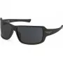 POLICE Occhiali da sole uomo SPLN37M650I41 pilot rettangolari montatura in metallo gunmetal lenti grigie 65mm