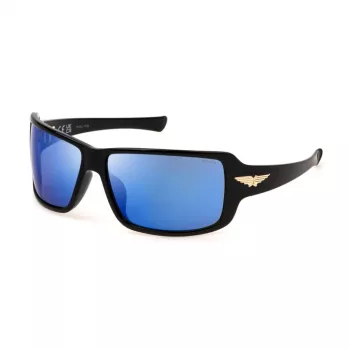 POLICE Occhiali da sole da uomo SPLN37M650Z42 Montatura nera lenti grigie 65 mm