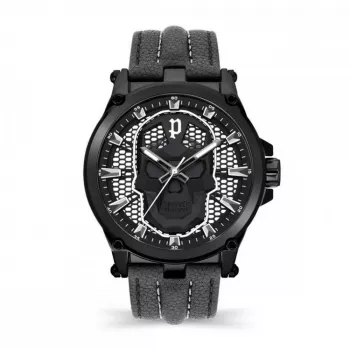 POLICE Orologio uomo Blaze PEWJA2108201 47mm quadrante nero cinturino in pelle